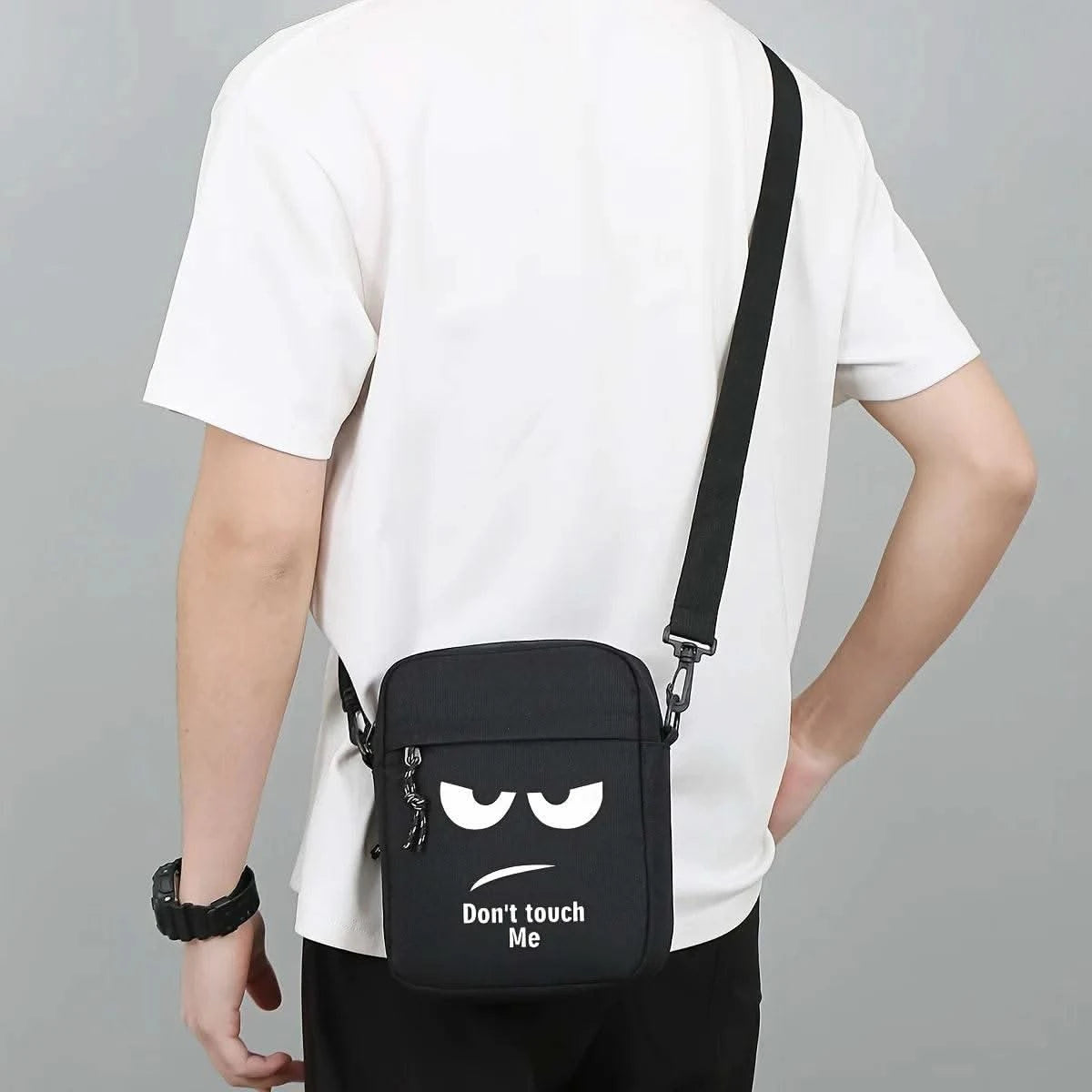 Casual Crossbody Bag Men's Shoulder Bag Commuter Advanced Sense New Large Capacity Travel Outdoor Oxford Cloth Bag - M & M Global
