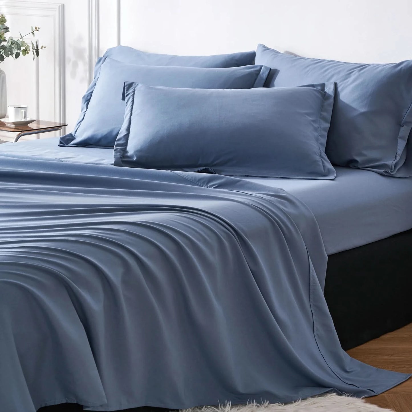 Blue bedding set on a bed with pillows in a bedroom setting.
Grid Bedding Set
Microfiber Comforter Set
Polyester Bed Set
All-Season Bedding
Checkered Comforter
Soft Breathable Bedding
Modern Bedding Design
Machine Washable Quilt
Bed-in-a-Bag Set
Durable Quilted Comforter
7-Piece Bedding Set
Twin Full Queen King Bedding
Minimalist Bedding Set
Lightweight Quilt Set
Vacuum Packed Bedding
Stylish Bedroom Decor
Gift Bedding for Teens
Bedding Set for Men and Women
Tatting Weave Bedding