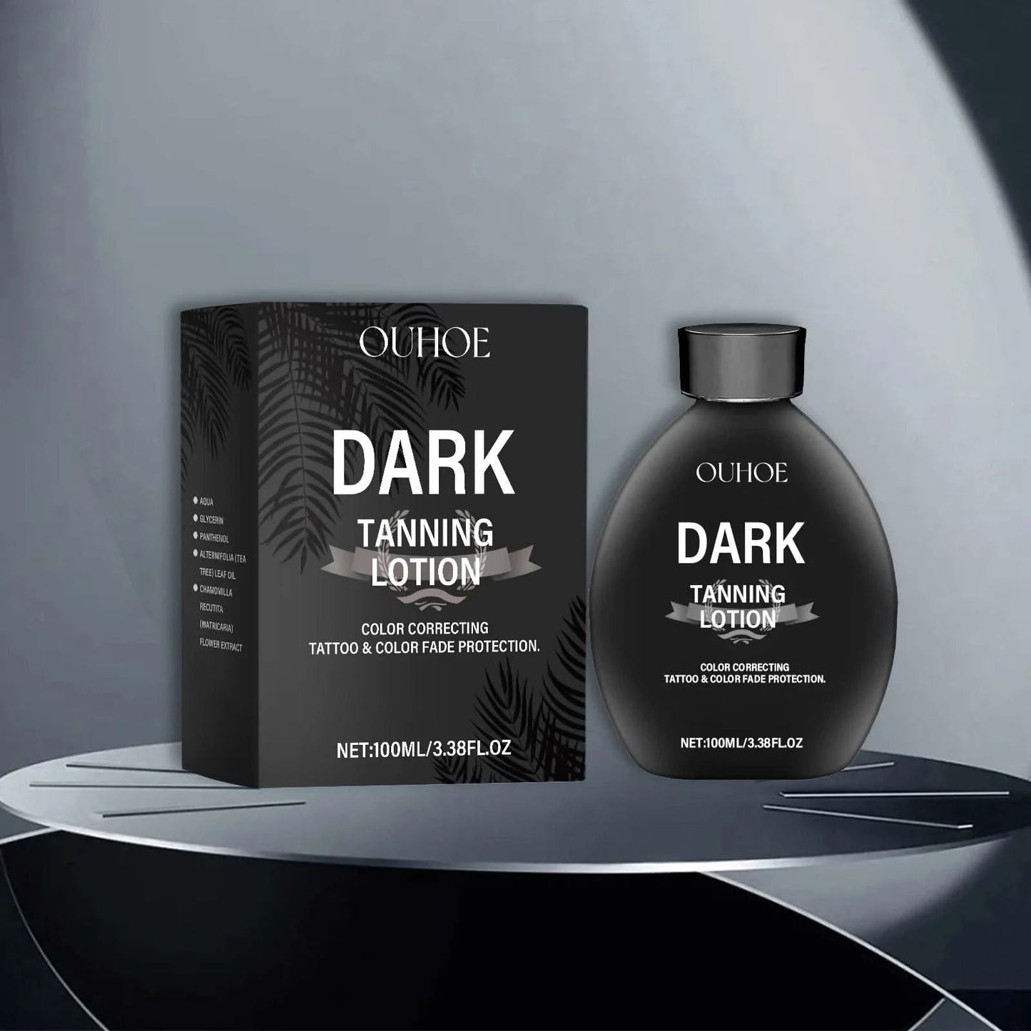 Dark Tanning Lotion for Summer Outdoor Sunbathing Light Texture Get An Even Tan Moisturizing Refreshing Blackening Care Lotion - M & M Global