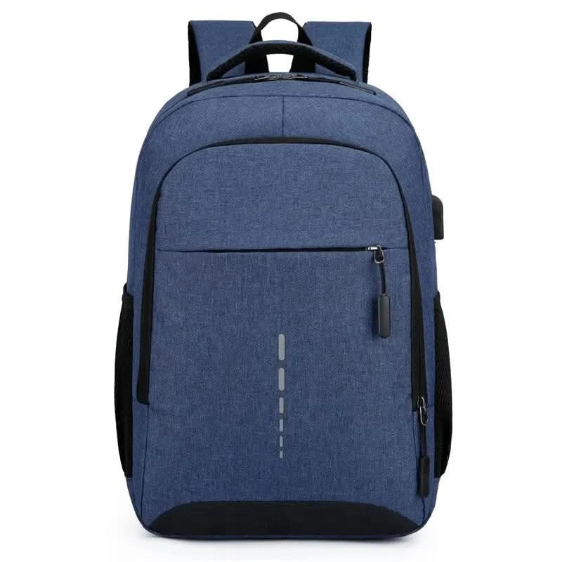 Mens BackPack LargeCapacity Simple Fashion Travel Female Student ComputerBag - M & M Global