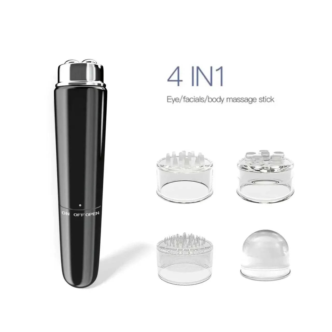 4 In 1 Electric Facial Massager Micro Vibration Eye Beauty Instrument For Relax Eye Dark Circles Eye Bags Puffiness Eye Massage - M & M Global