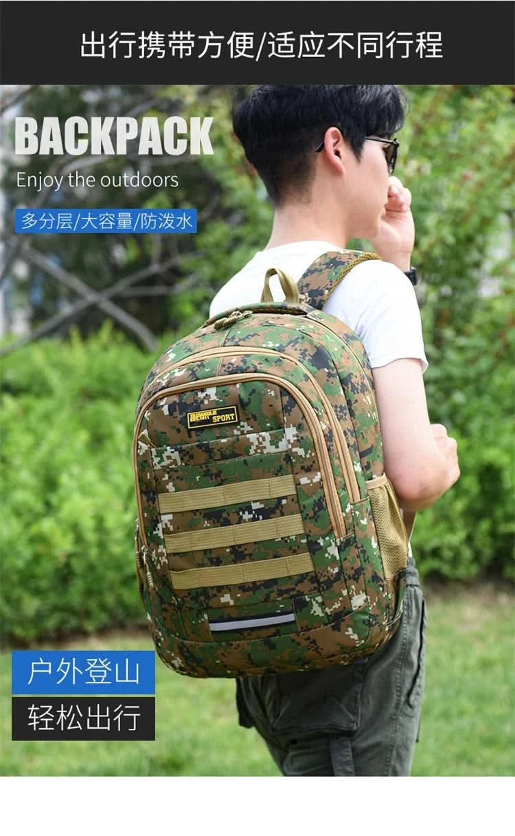 High Quality Large Capacity Outdoor Tactical Backpacks Waterproof Multi Functional hiking bag Outdoor Trekking Camping Backpack - M & M Global