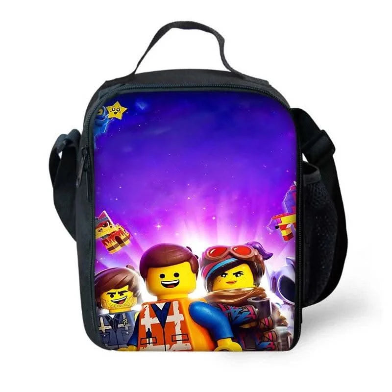 Child School Game R-RobloxS Backpack with Lunch Bags ,Pencil Bags ,School Bags for Boys Girls Best Gift - M & M Global