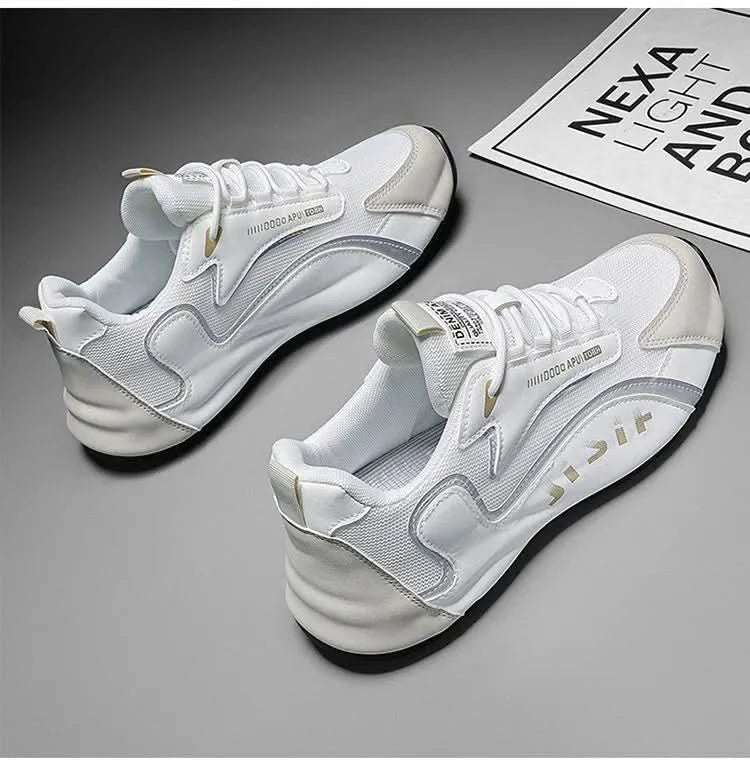 Men's lightweight,breathable,elastic and casual sports shoes are wear-resistant and non slip,suitable for daily outdoor run - M & M Global