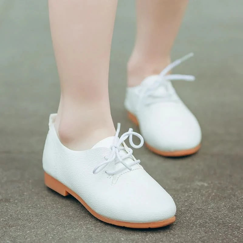 JGSHOWKITO Kids Shoes Boys Shoes Children's Casual Sneakers Girls Flats Candy Color Soft Lace-up Classical Comfortable Hot New - M & M Global