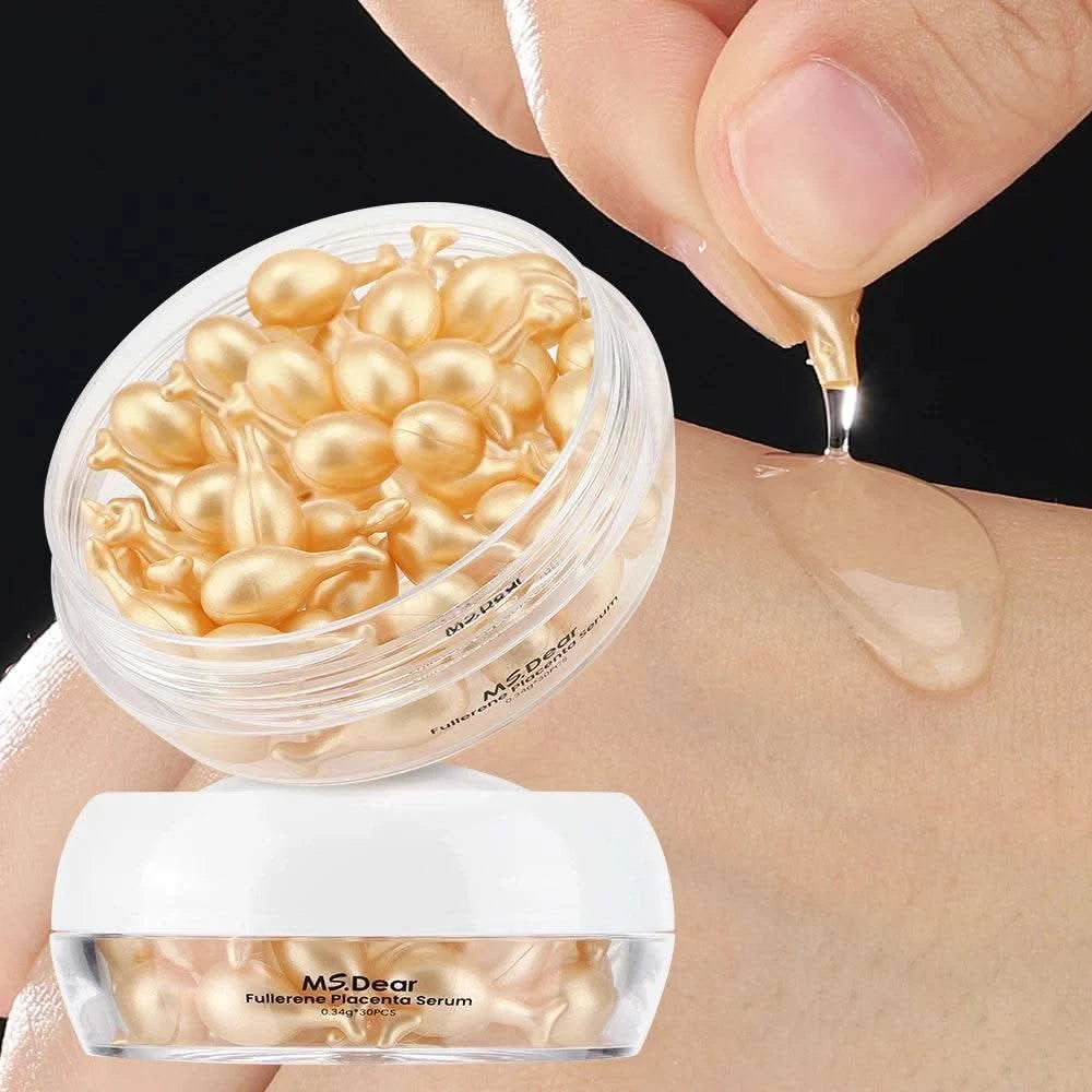 30/150Pcs Hyaluronic Acid Capsules Serum Hydrating Repair Moisturizing Essence Liquid Facial Deeply Nourishes Firming Skin Care - M & M Global