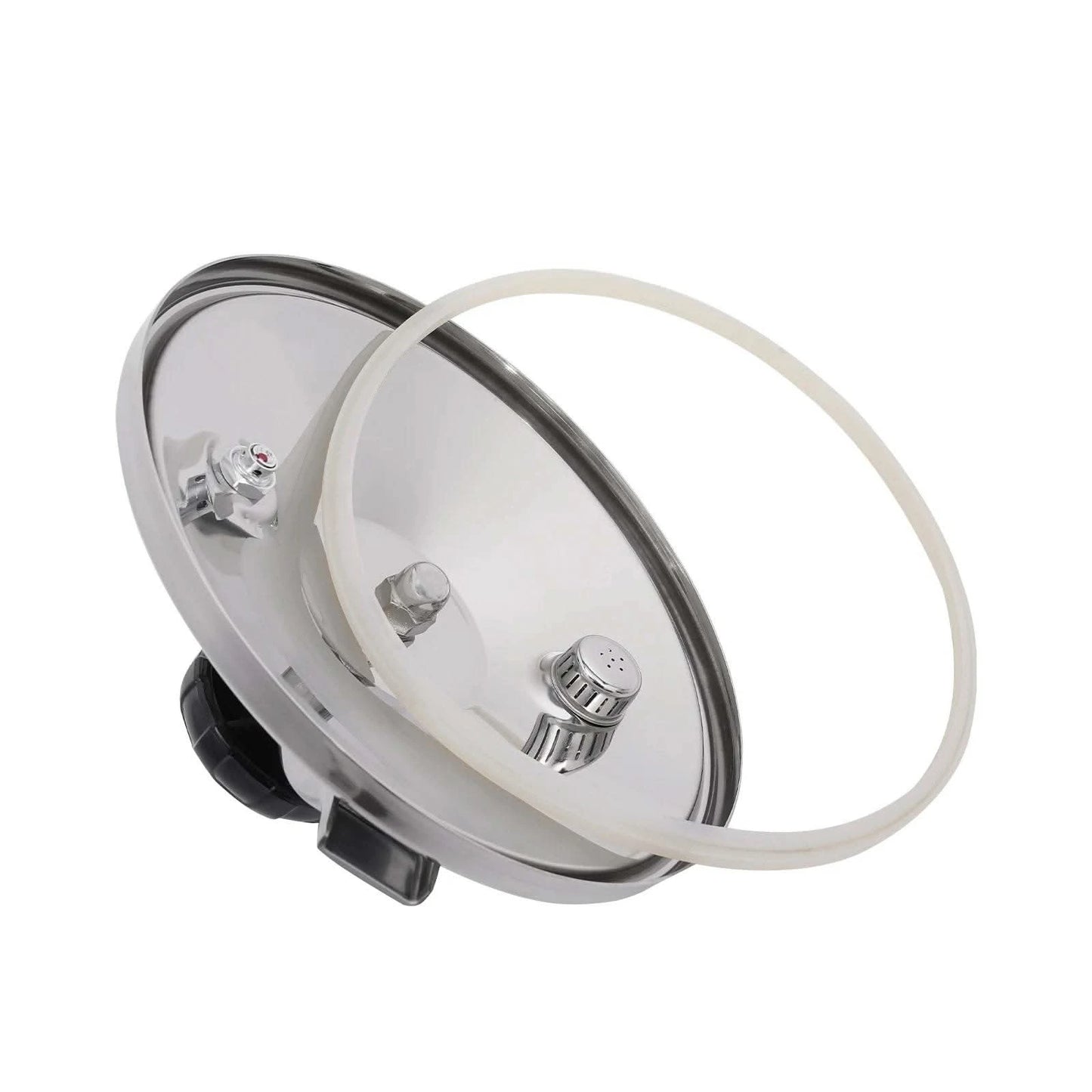 201 Stainless Steel 5-Liter Household Food Grade Explosion-Proof Pressure Cooker with Large Capacity - M & M Global