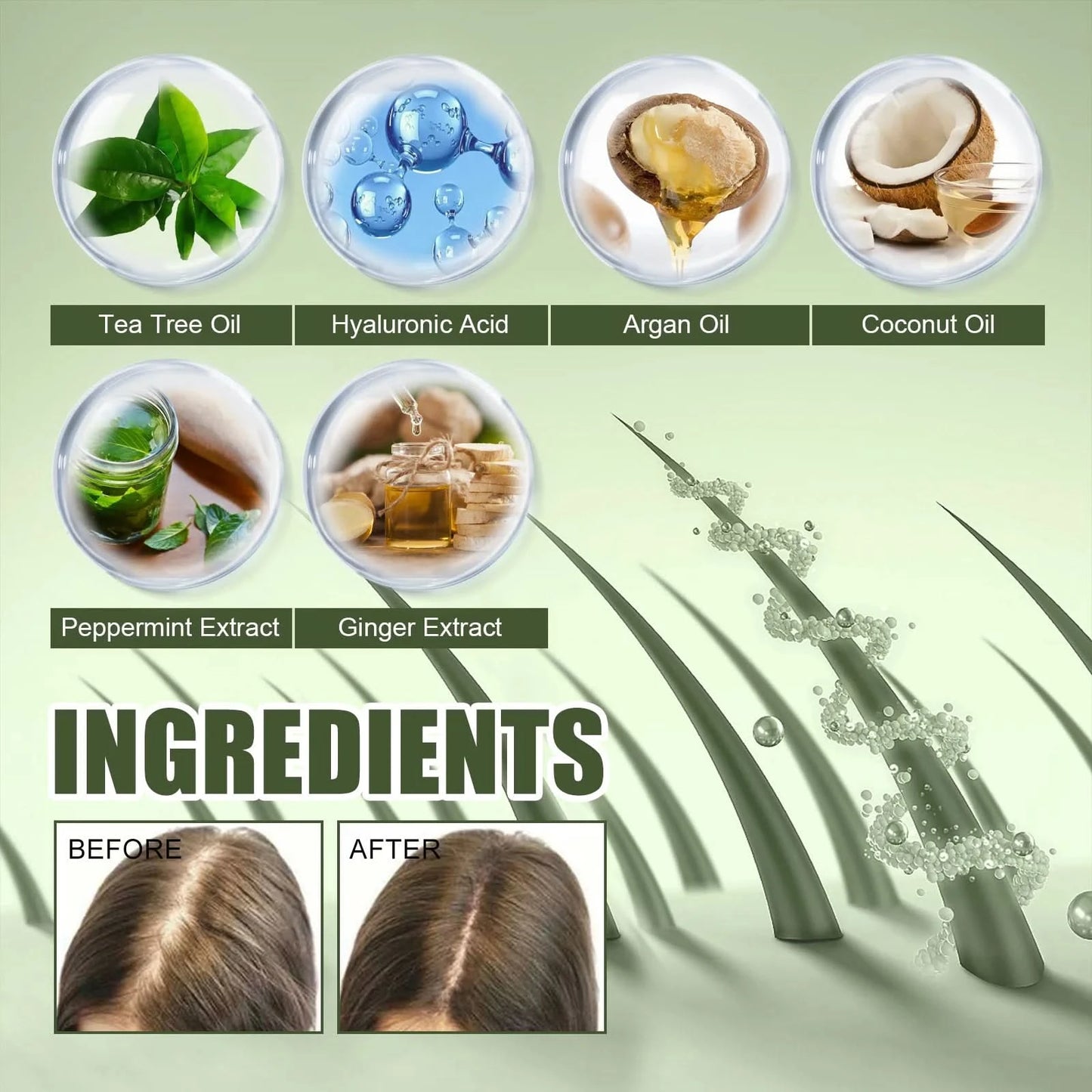 Fast Hair Growth Oil Africa Crazy Traction Alopecia Serum Anti Hair Break Thicken Hair Loss Treatment Spray Beauty Health - M & M Global