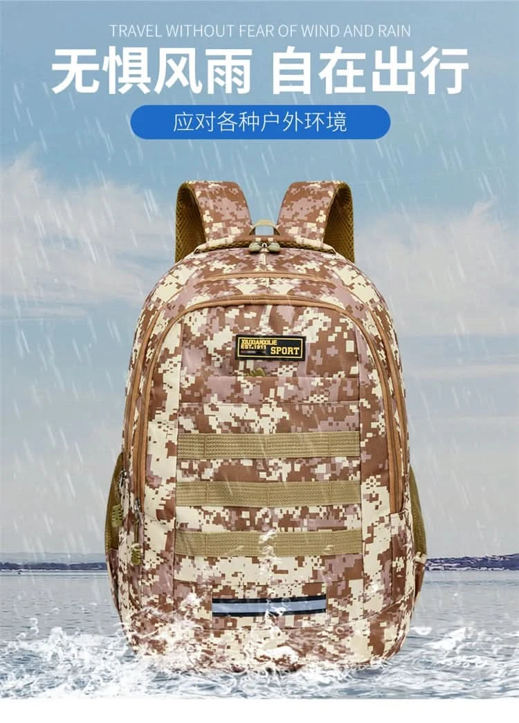 High Quality Large Capacity Outdoor Tactical Backpacks Waterproof Multi Functional hiking bag Outdoor Trekking Camping Backpack - M & M Global
