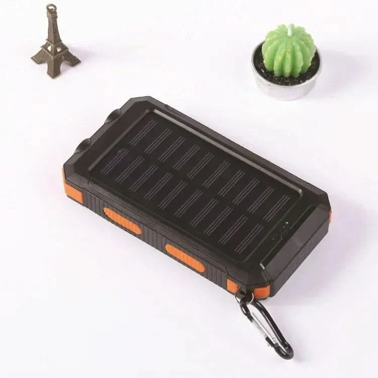 BCAK Brand Power bank Outdoor 200000mAh Large Capacity Solar Power Bank Portable With Lanyard Compass External Battery Camping - M & M Global