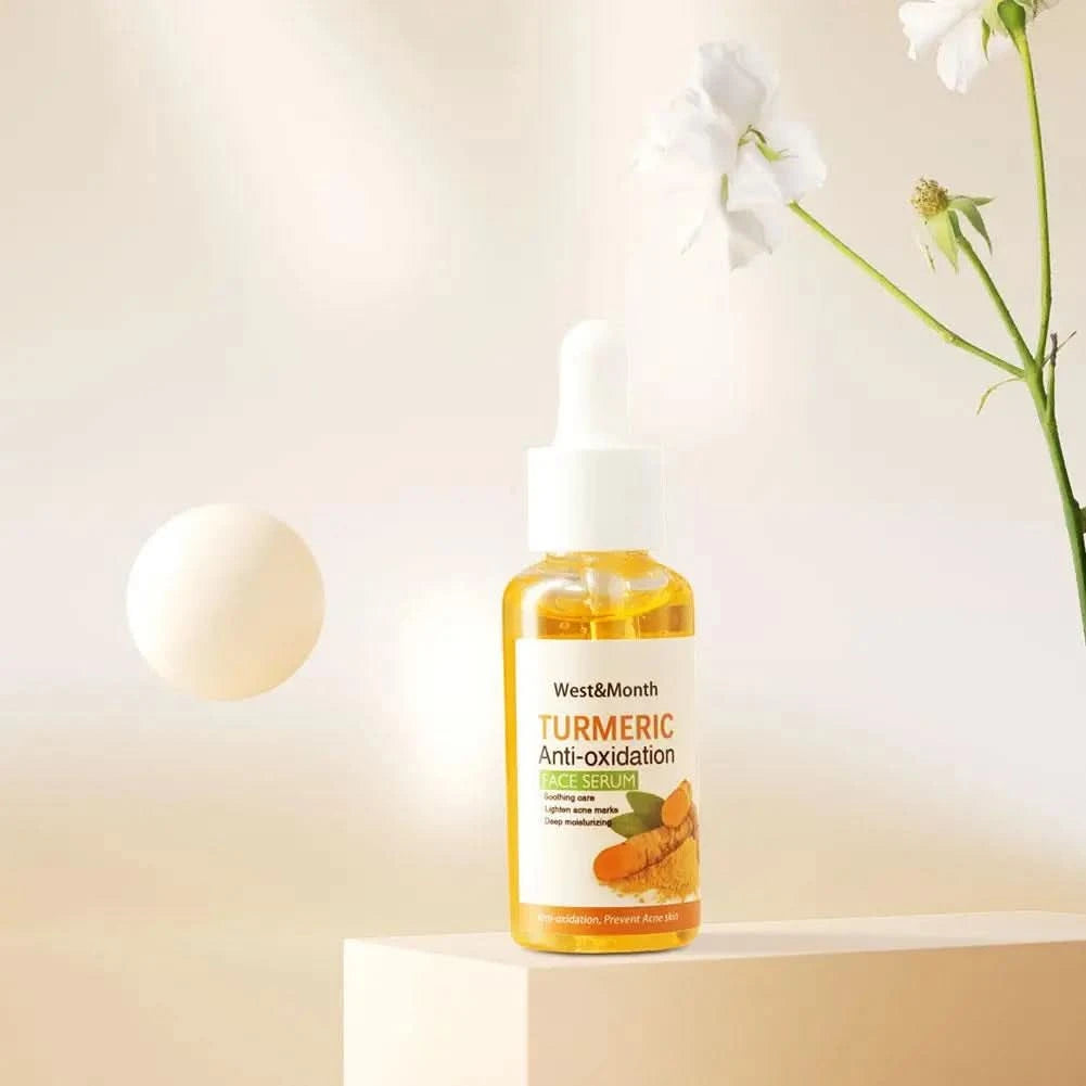 Turmeric Face Whitening Serum Turmeric Anti-oxidation Serum Turmeric Dark Spot Corrector Serum Facial Brighten Turmeric Oil Soap - M & M Global