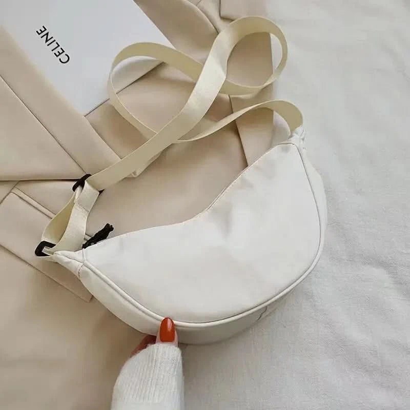 Ladies' fashionable leather PU handbag, designer shoulder bag, crossbody bag, armpit bag - M & M Global