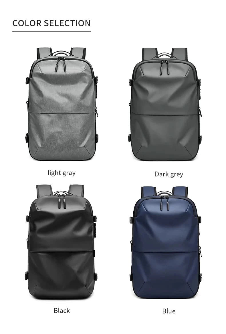 Men Travel Backpack vacuum compression 17 inch Laptop Backpack Business Large Capacity school Backpack Expanded Hiking backpack - M & M Global