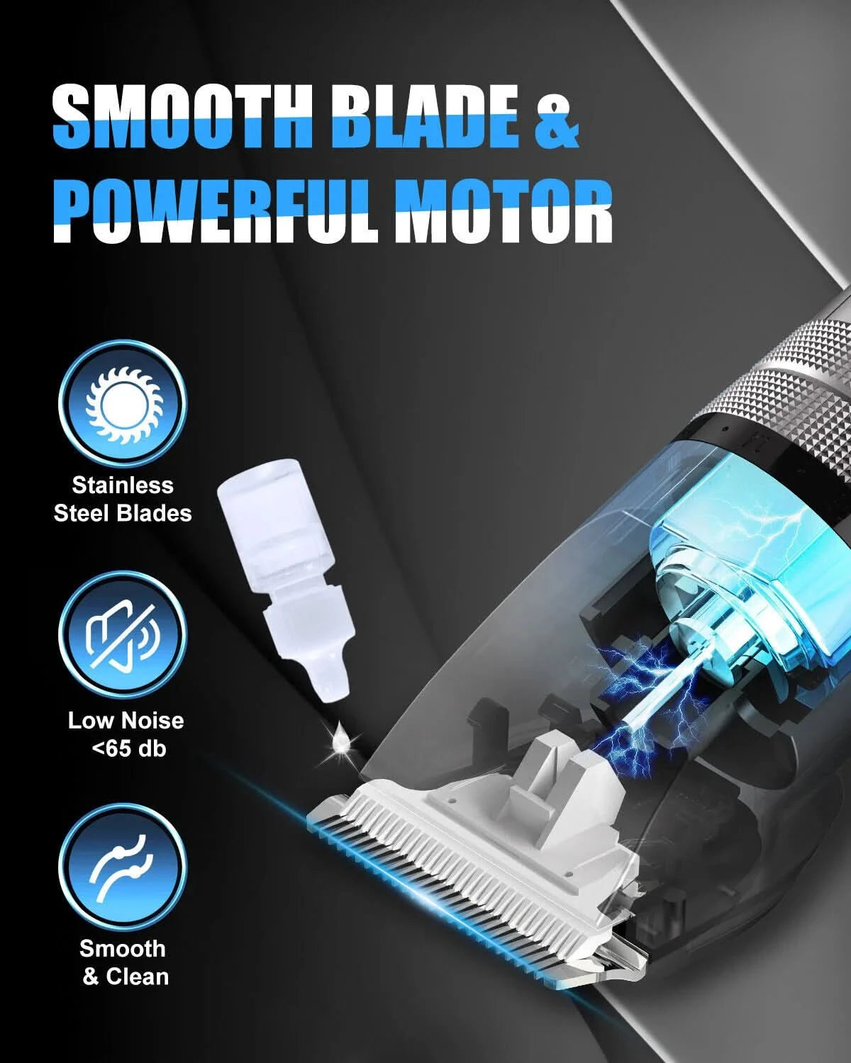 SEJOY Professional Trimmer Hair Clippers Cutting Beard Cordless Shaving Machine - M & M Global