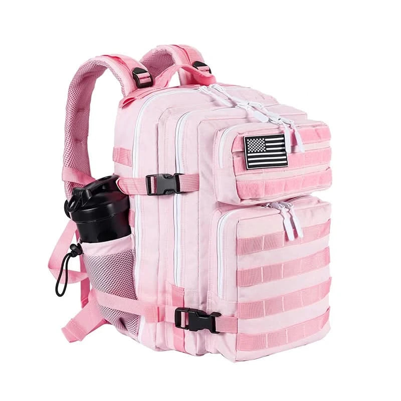 LHl 35L Tactical Backpack Small Athlete Gym Bag for Men/Women Qutdoor Travel Hiking Molle Rucksack with Bottle Holder - M & M Global