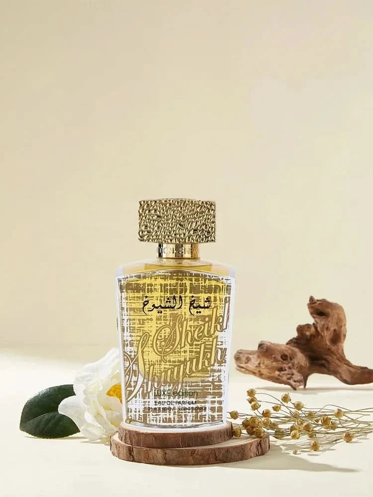 Lattafa Sheikh Al Shuyukh unisex Eau De Parfum Spray (Luxe Edition) 100ml Woody notes long-lasting fragrance guaranteed - M & M Global