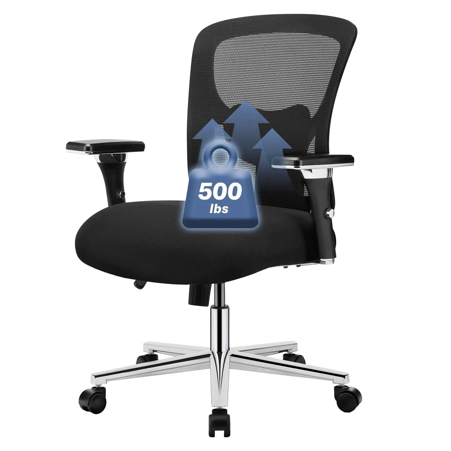 JHK Ergonomic Mesh Backrest Lumbar Support Office Chair Adjustable Height 3D Armrest Comfortable Sponge Cushion Gaming Chairs