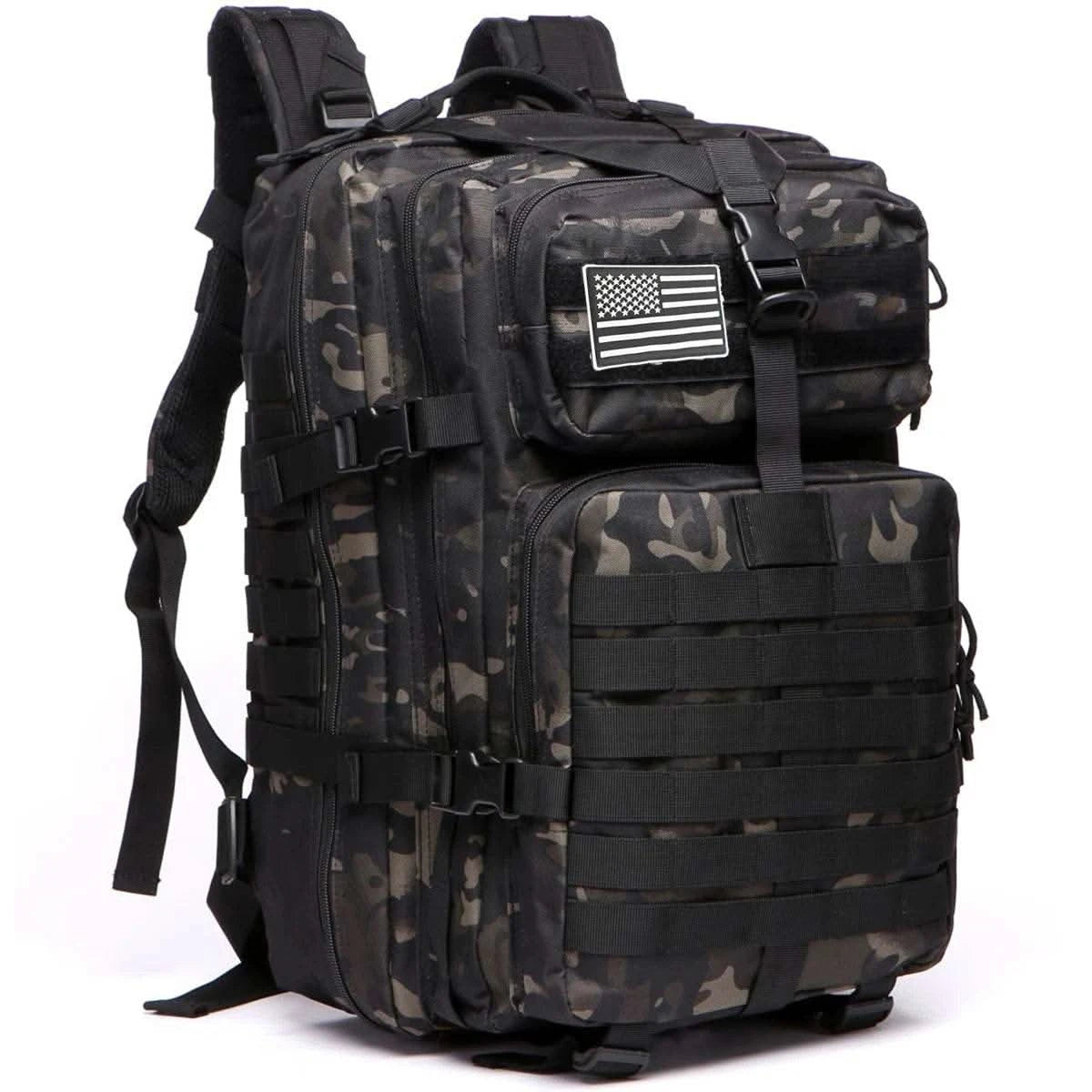 25L/50L Sturdy Nylon Waterproof Tactical Sports Trekking Fishing Hunting Camping Hiking Bag Backpack Outdoor Rucksacks - M & M Global