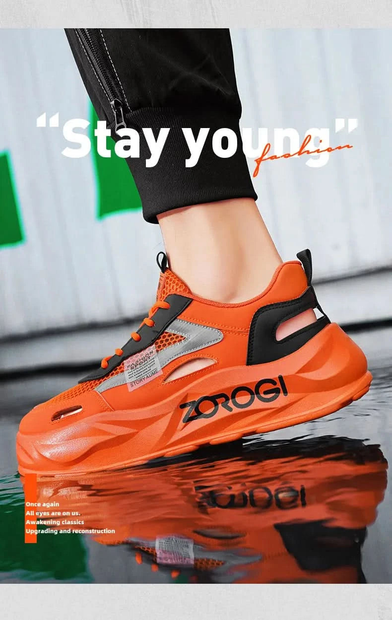 New Summer Men Shoes Breathable Outdoor Sneakers Platform Casual Sneakers Running Shoes Hollow out Sandals Zapatillas Hombre - M & M Global