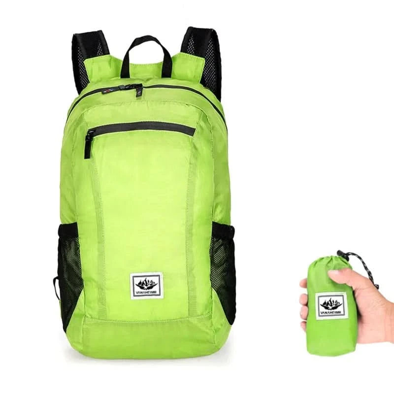 Portable Foldable Backpack,Men Women Ultralight Folding Bag,Outdoor Climbing Cycling Hiking Knapsack Travel Daypack - M & M Global