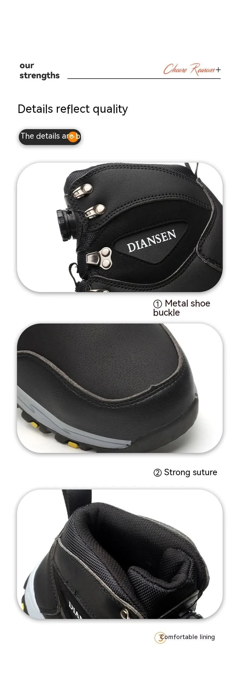 Non Slip Safety Boots for Men Work Anti-smash Indestructible Shoes Steel Toe Protective Anti-puncture Man Work Safety Boots