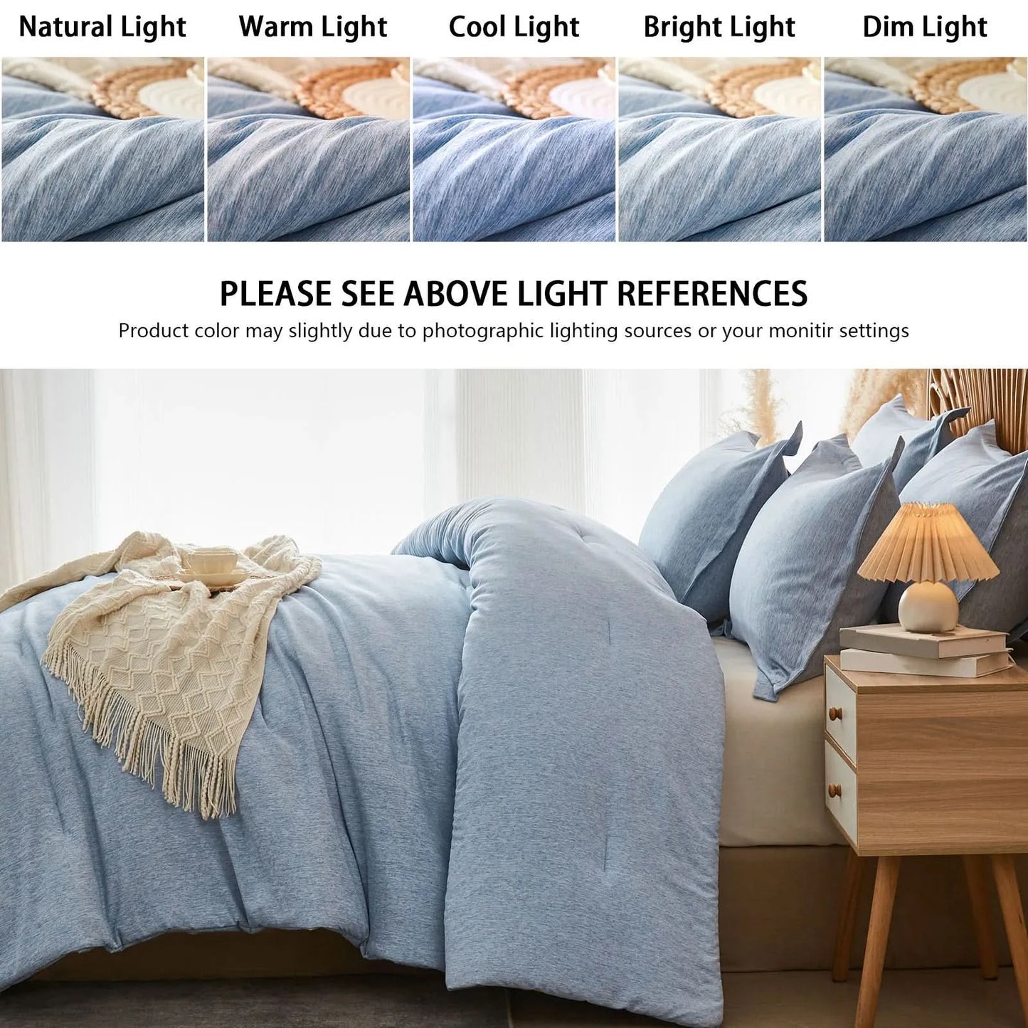 Comforter Sets - 2/3 Pieces in a Bag, Bedding Sets with Comforters, Pillowsham, Room Decro , Cationic Dyeing Process
