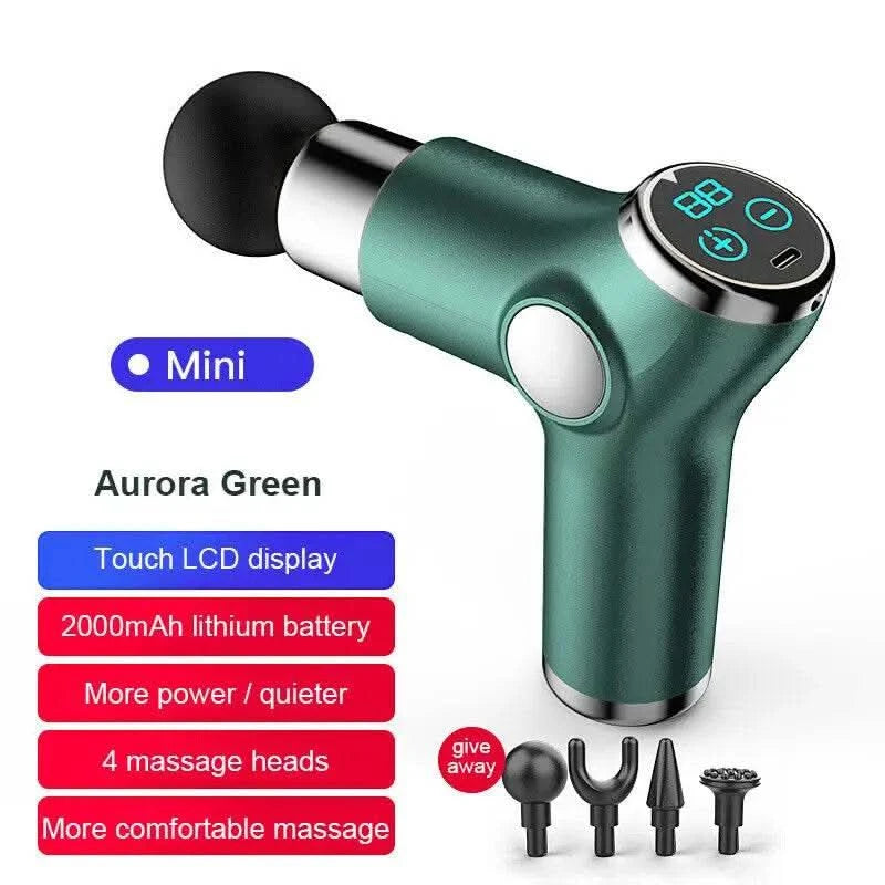 32/6 Speed Electric Massage Gun Slimming Body Neck Back Foot Leg Shoulder Massager Muscle Fascia Gun fitness Percussion Massager - M & M Global