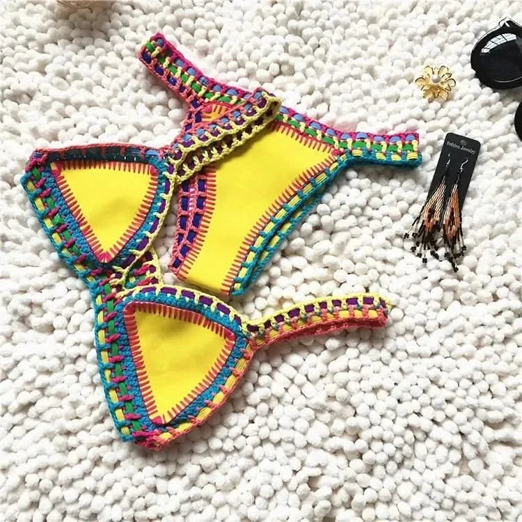 Sexy Bikinis Women Swimsuit Summer Neoprene Bikini Beach Wear Surf Biquini Female Swimwear Two Piece Brazilian Bathing Suit Hot - M & M Global