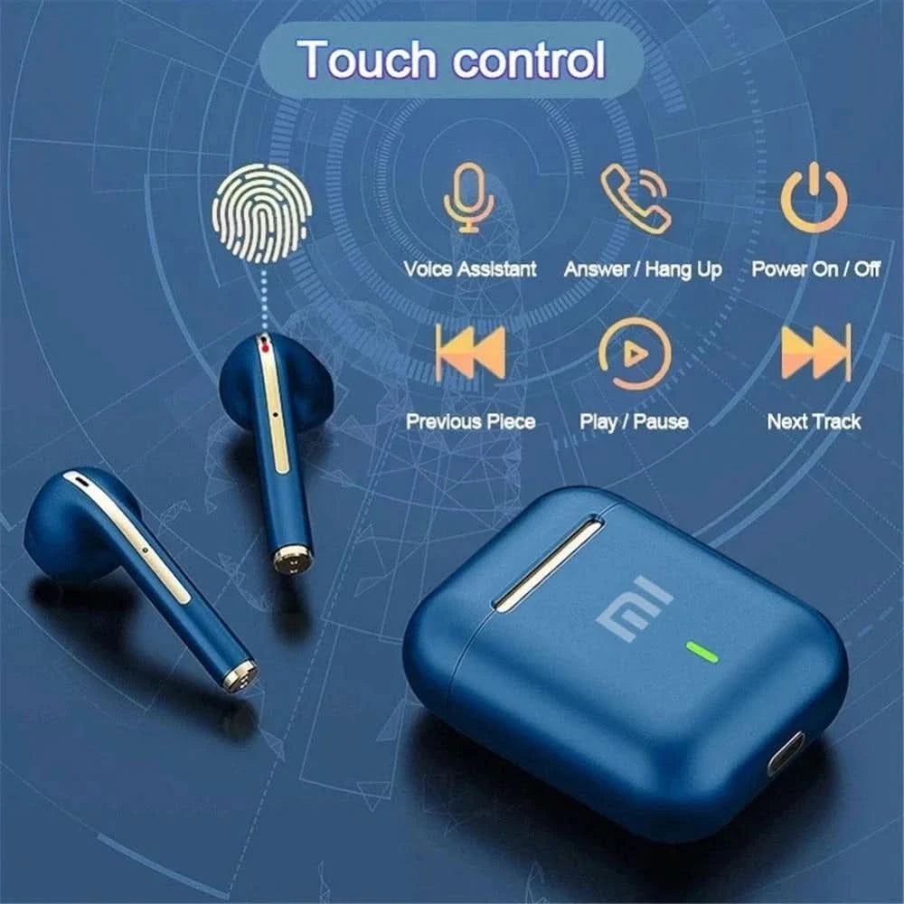 Xiaomi J18 wireless Bluetooth headset HiFI in-ear stereo microphone touch waterproof TWS noise cancelling gaming headset - M & M Global