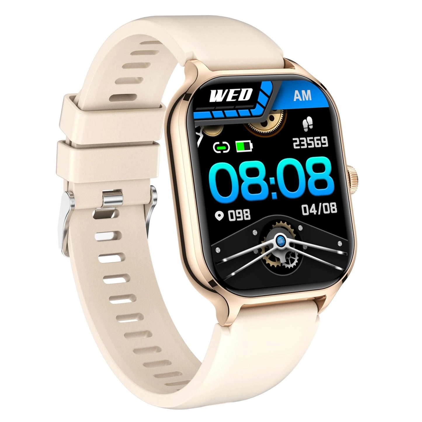 Multifunctional smart watch, wireless call/dial, message reminder, multiple sports modes, suitable for men and women, compatible