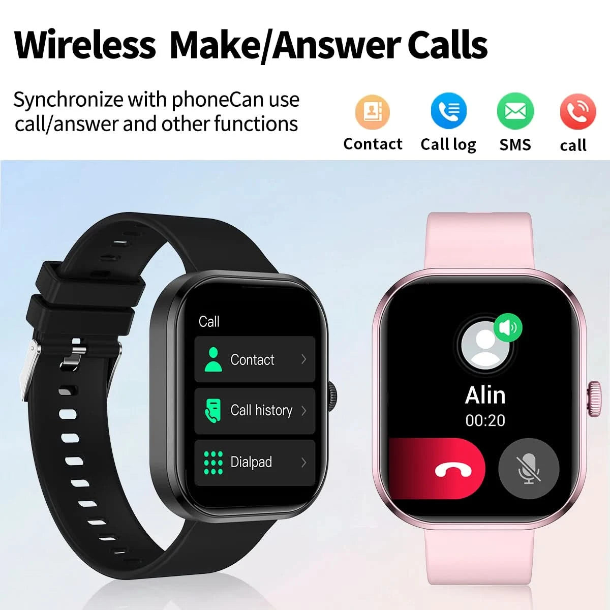 SmartWatch Women Multifunctional Smart watch Full Touch Screen Fitness Sleep Monitor Sports Bracelet Lady