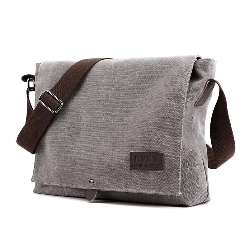 Men's multi-functional shoulder bag, leisure large capacity business travel bag, fashionable storage sling bag - M & M Global