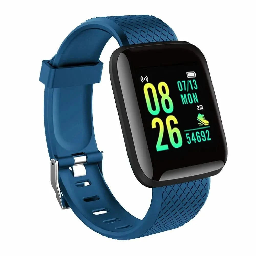 Multifunction Smart Watch For Men Women Kids Message Remind Music Control Sport Step Calories D13 Smartwatch Alarm Clock 116Plus - M & M Global