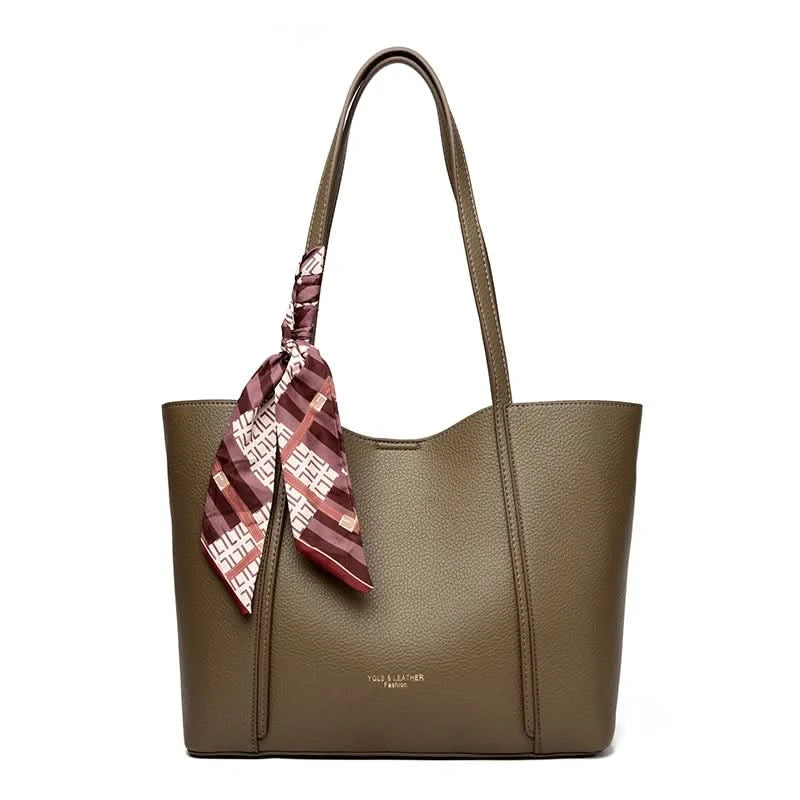 Genuine Brand Women Tote Bag High Quality Soft Leather Large Ladies Shoulder Crossbody Bag Luxury Female Shopping Handbag A Main - M & M Global