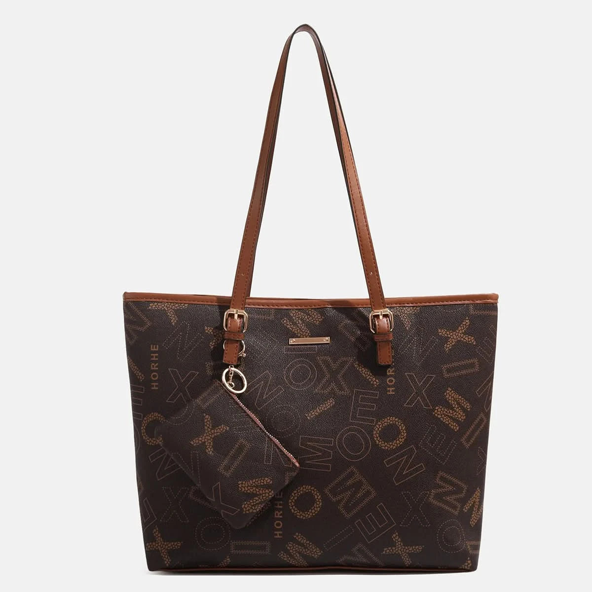 2024 Europe and the United States new women's handbag shoulder bag cross pattern simple fashion bag - M & M Global