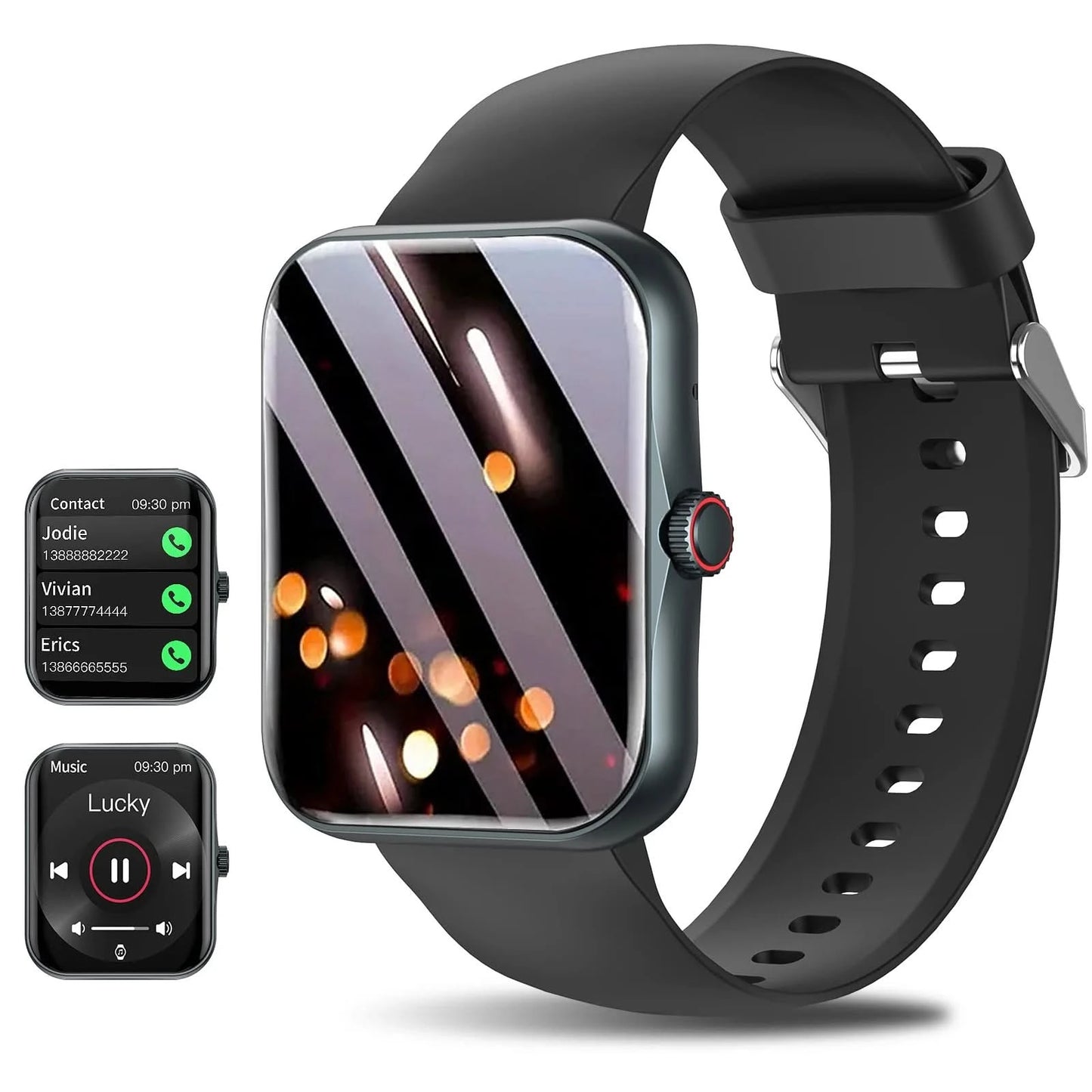 2025 smart watch, multiple sports modes, various APP message reminders, music playback, sports watch, suitable for men and women