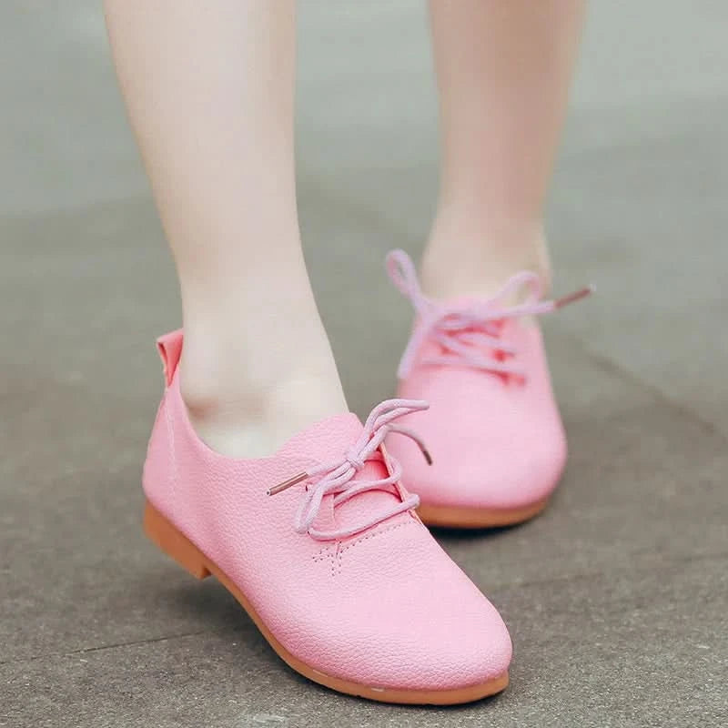JGSHOWKITO Kids Shoes Boys Shoes Children's Casual Sneakers Girls Flats Candy Color Soft Lace-up Classical Comfortable Hot New - M & M Global