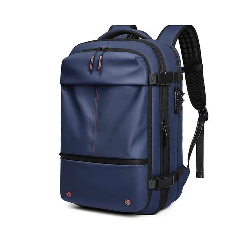 Travel Men 17 inch Laptop Backpack vacuum compression Backpack Business Large Capacity school Backpack expand outdoor backpack - M & M Global