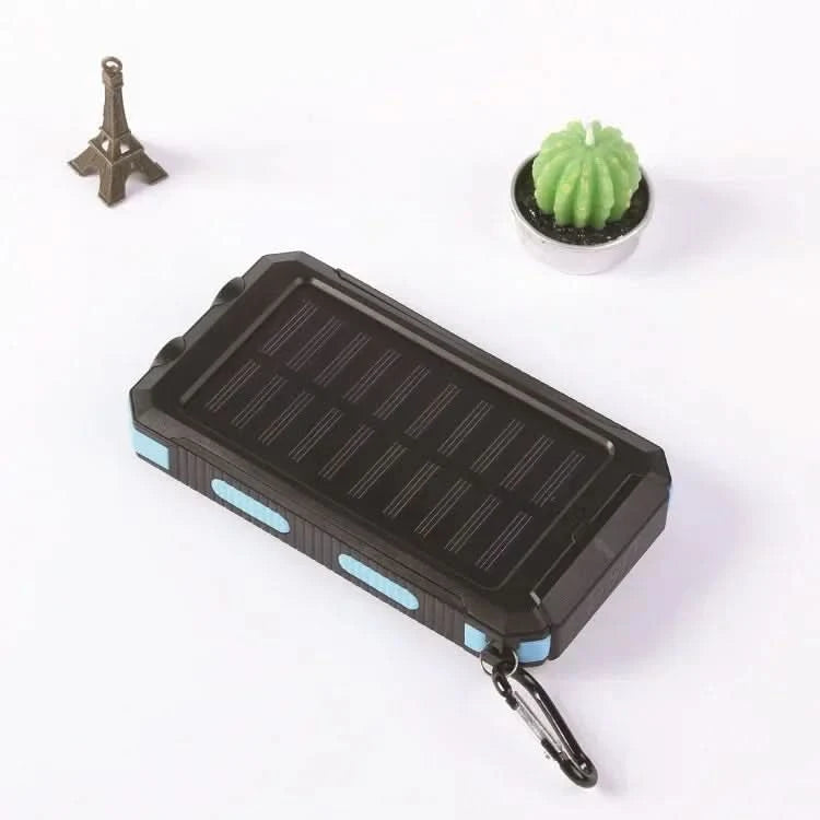 BCAK Brand Power bank Outdoor 200000mAh Large Capacity Solar Power Bank Portable With Lanyard Compass External Battery Camping - M & M Global