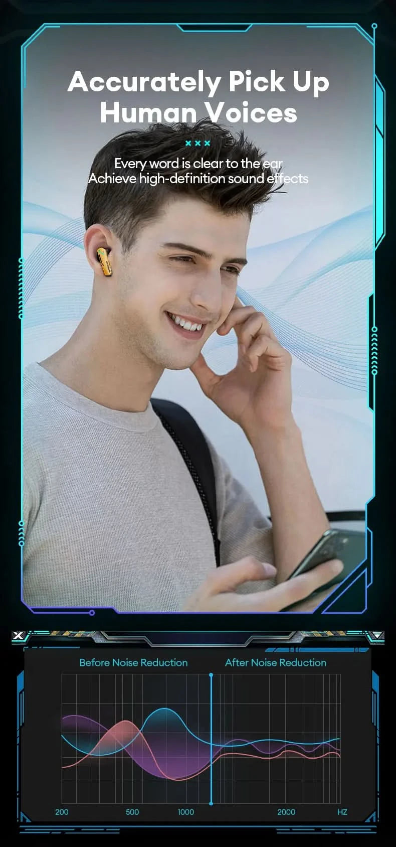 Ship From US Transformers Bluetooth Earphones Wireless Gaming Headset GM2 Pro Low Latency Earbuds HD Call with Mic 2025 New