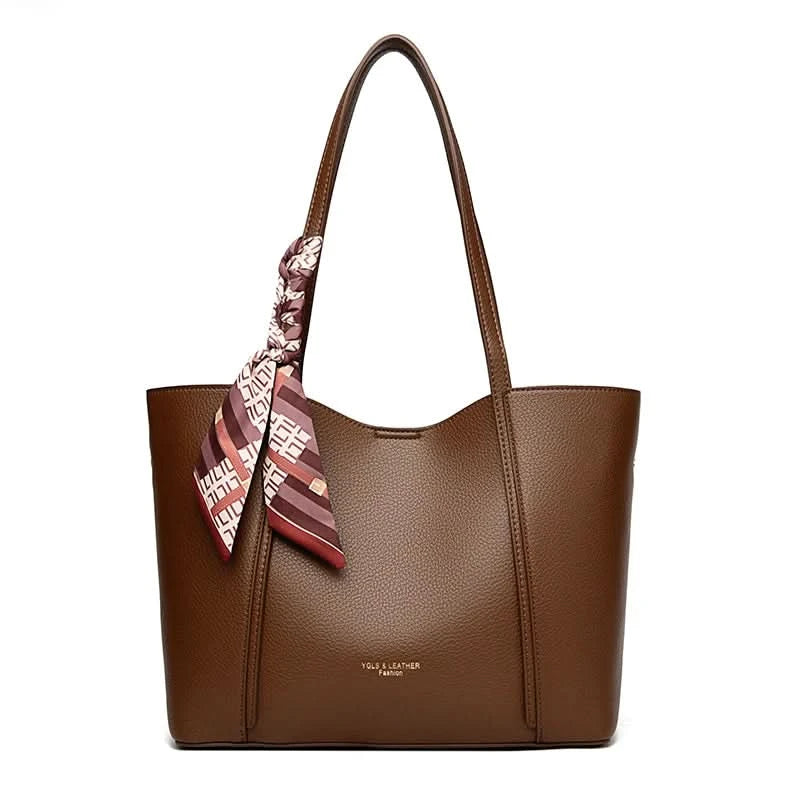 Genuine Brand Women Tote Bag High Quality Soft Leather Large Ladies Shoulder Crossbody Bag Luxury Female Shopping Handbag A Main - M & M Global