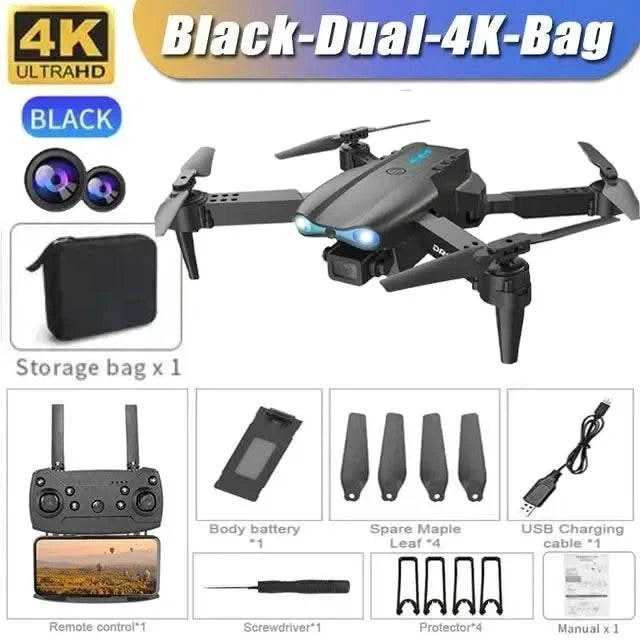 E99 Pro Drone Quadcopter Remote Control Handle Four Axis Aircraft HD 6K Photography UAV Altitude Fixation Helicopter Toys - M & M Global