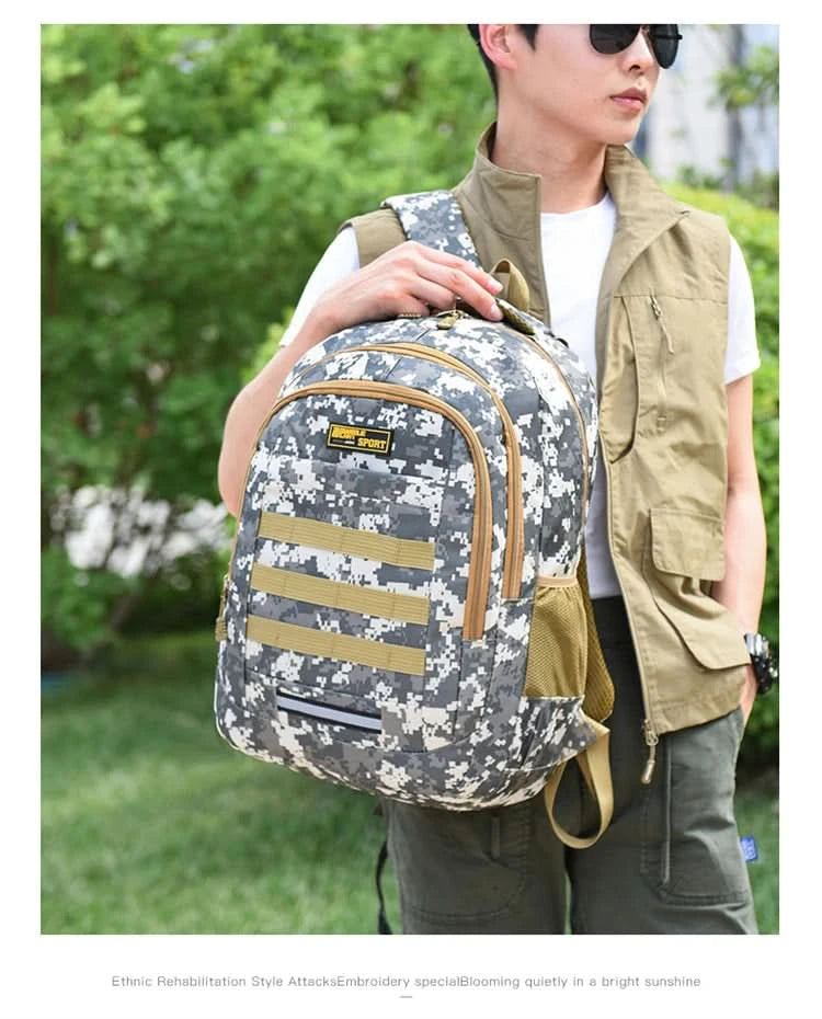 High Quality Large Capacity Outdoor Tactical Backpacks Waterproof Multi Functional hiking bag Outdoor Trekking Camping Backpack - M & M Global