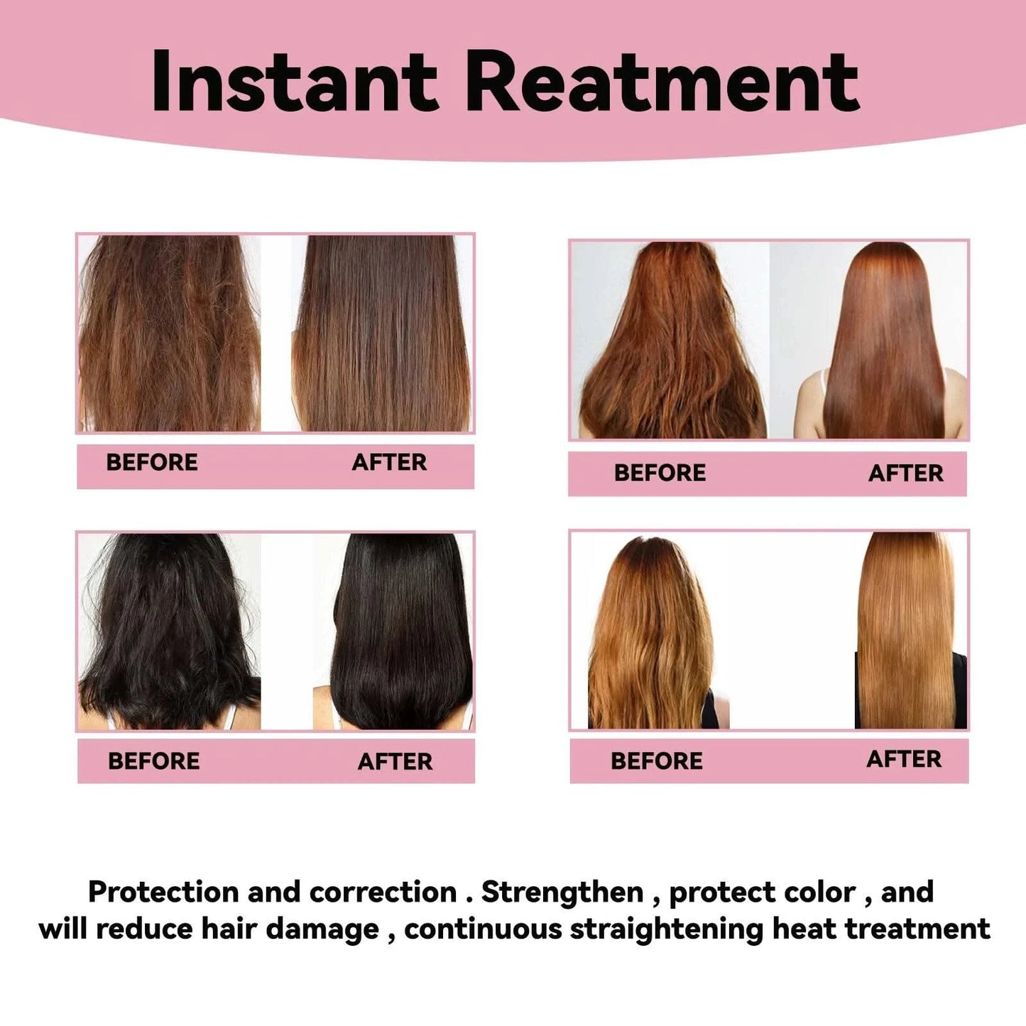 150ml Straightening Hair Care Cream With Hair Comb Straightening Cream for Smooth and Nourishing Hair for Dry Hair - M & M Global