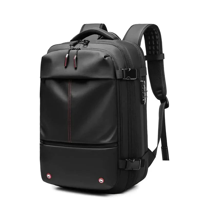 Travel Men 17 inch Laptop Backpack vacuum compression Backpack Business Large Capacity school Backpack expand outdoor backpack - M & M Global