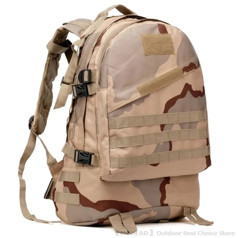 Outdoor Sport Camping Backpack Hiking Trekking School Bag Travel Cycling Walking Large Capacity Rucksack 3D Tactical Backpack - M & M Global