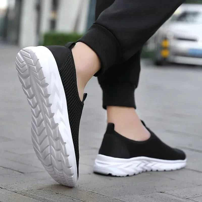 YRZL Mesh Loafers Men Casual Shoes Summer Lightweight Outdoor Male Walking Shoes Anti-slip Comfortable Slip on Loafers for Men - M & M Global