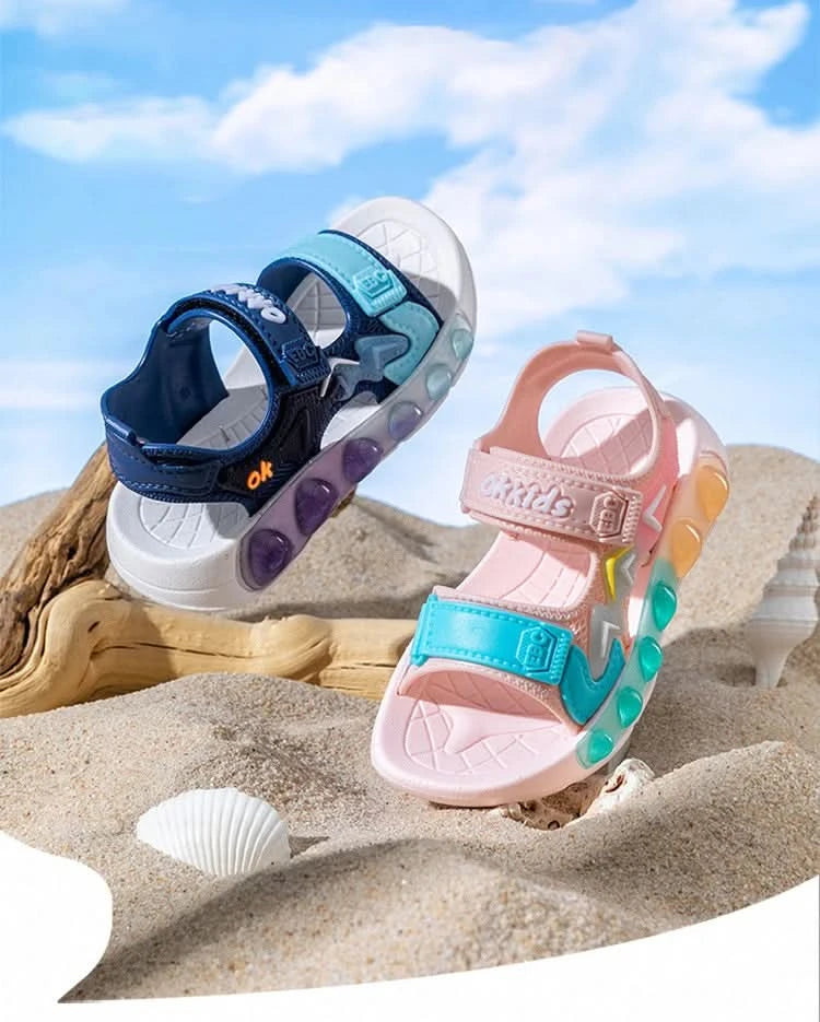New Summer Children's Soft Soled Sandals Anti Slip Breathable For Boys And Girls Water Wading Baby Beach Sandals - M & M Global