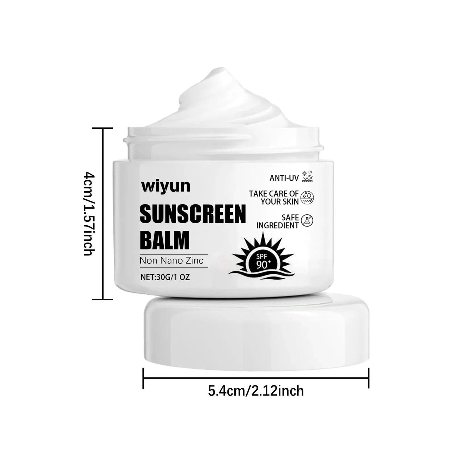 Facial Body Sunscreen Anti UV SPF90 Shine Protection Sunblock Solar Isolation Oil-Control Refresh Moisturizer Brighten Sun Cream - M & M Global