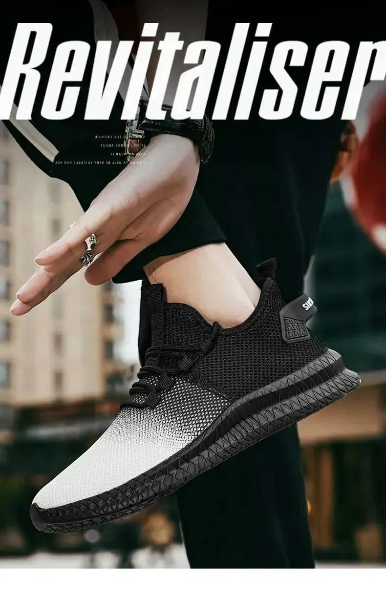 2024 Men's Sneakers Breathable Men Casual Shoes Outdoor Non-Slip Male Walking Lightweight Fashion Male Tennis Shoes - M & M Global